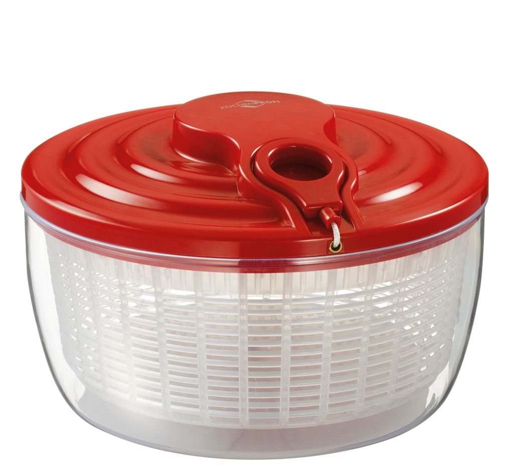Küchenprofi Salatschleuder WAVE, rot Produktbild 