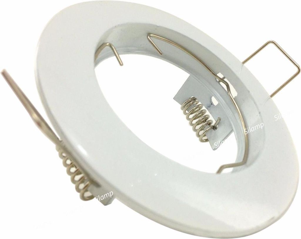 Halterung Spot GU10 LED Rond BLANC