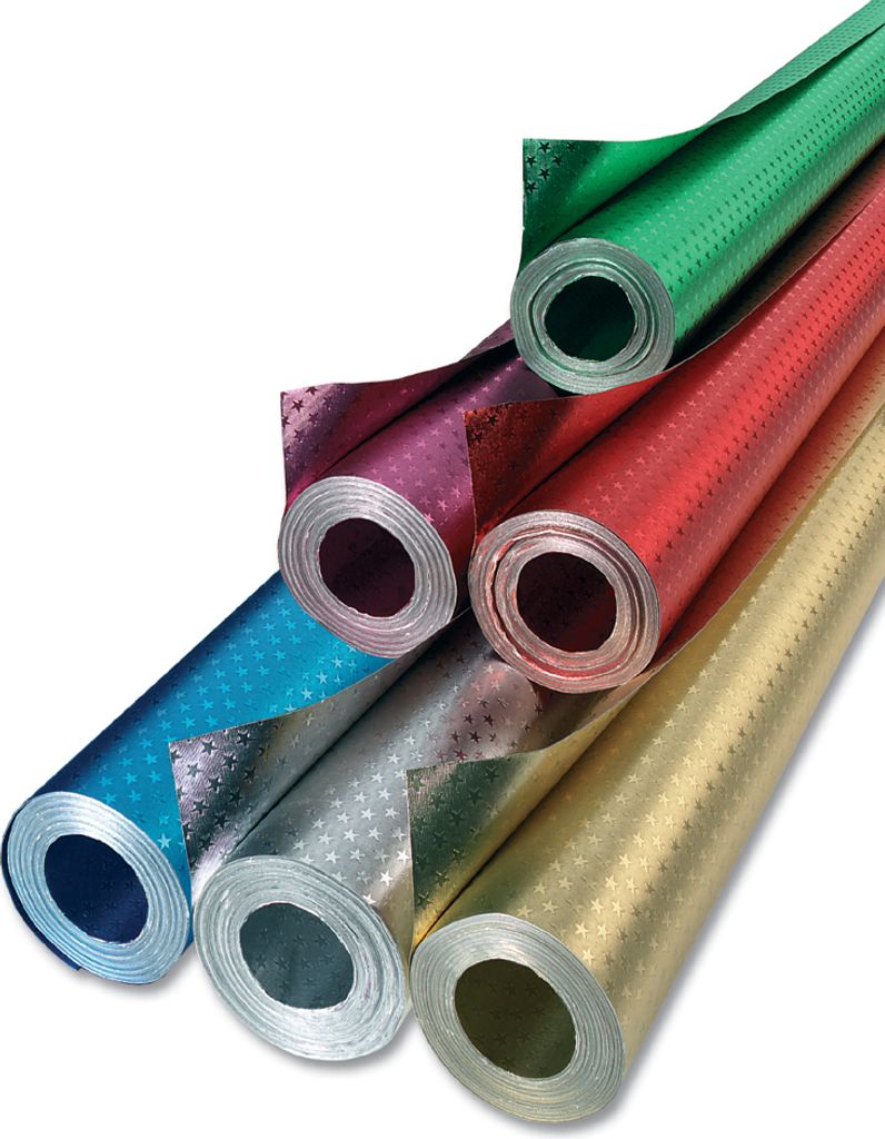 folia Alu-Bastelfolie "Sternchen", 500 mm x 10 m, gold Image du produit 