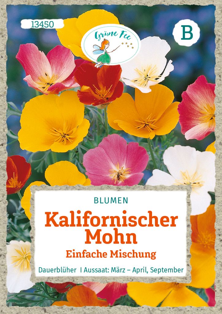 Grüne Fee - Kalifornischer Mohn Einfache Mischung Samen - Produktbild 