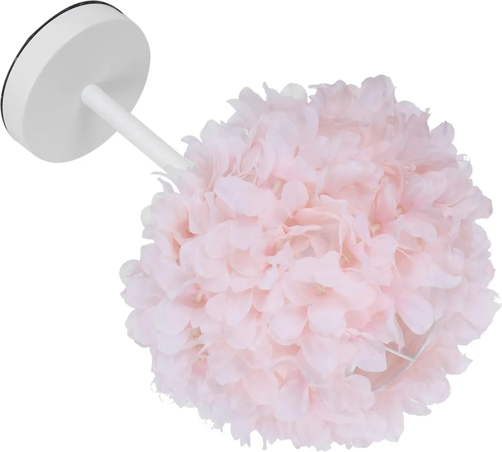 Lampe de chevet design fleur rose décoration de chambre cosy Prise EU