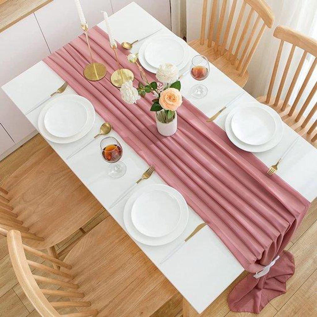 Romantische Tischdecke 70x300cm für Zuhause oder Party