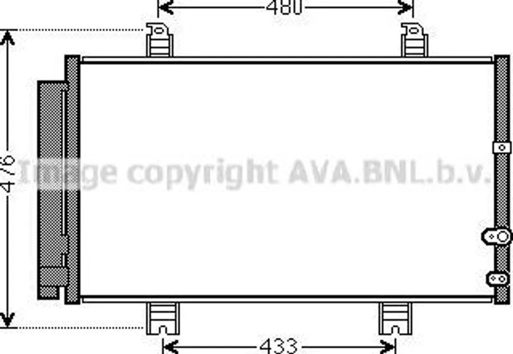 Réparer la Clim de votre GS avec le Condensateur AVA TO5662D 8846030B40