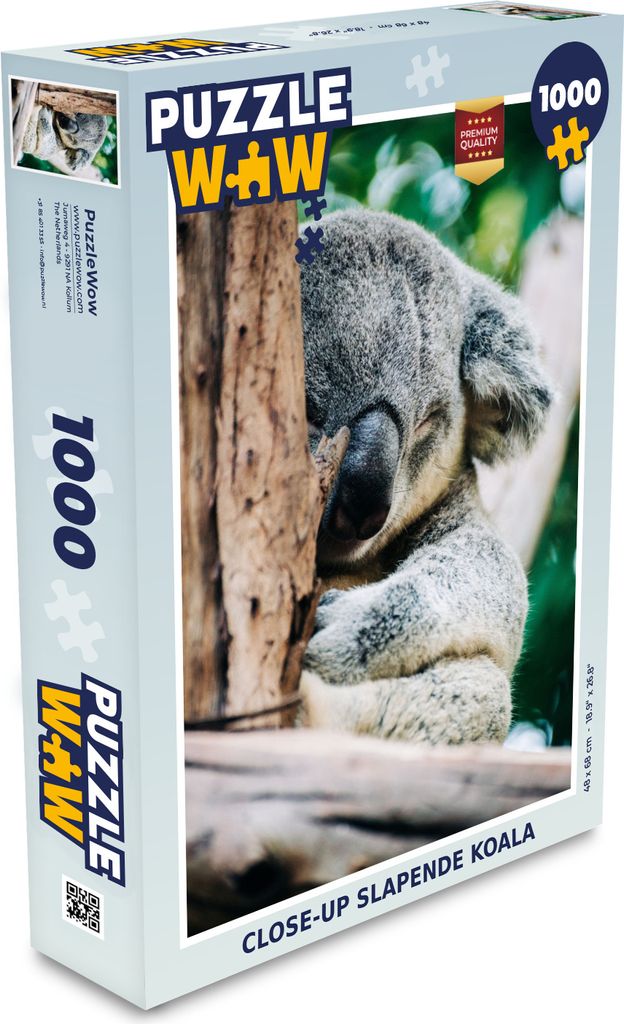 MuchoWow Puzzle 1000 Teile Koala - Tier - Baum - Spielzeug - Alt und Jung - Spiele - Puzzeln
