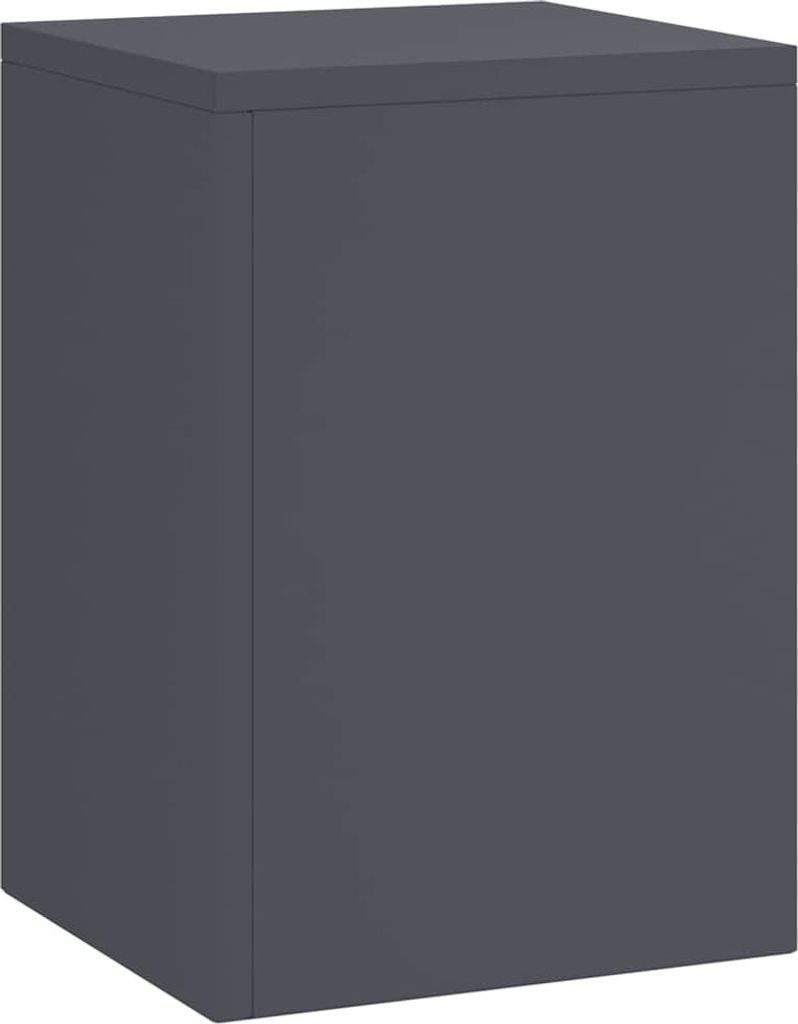 vidaXL Pflanzenständer 3 pcs Anthrazit Stahl