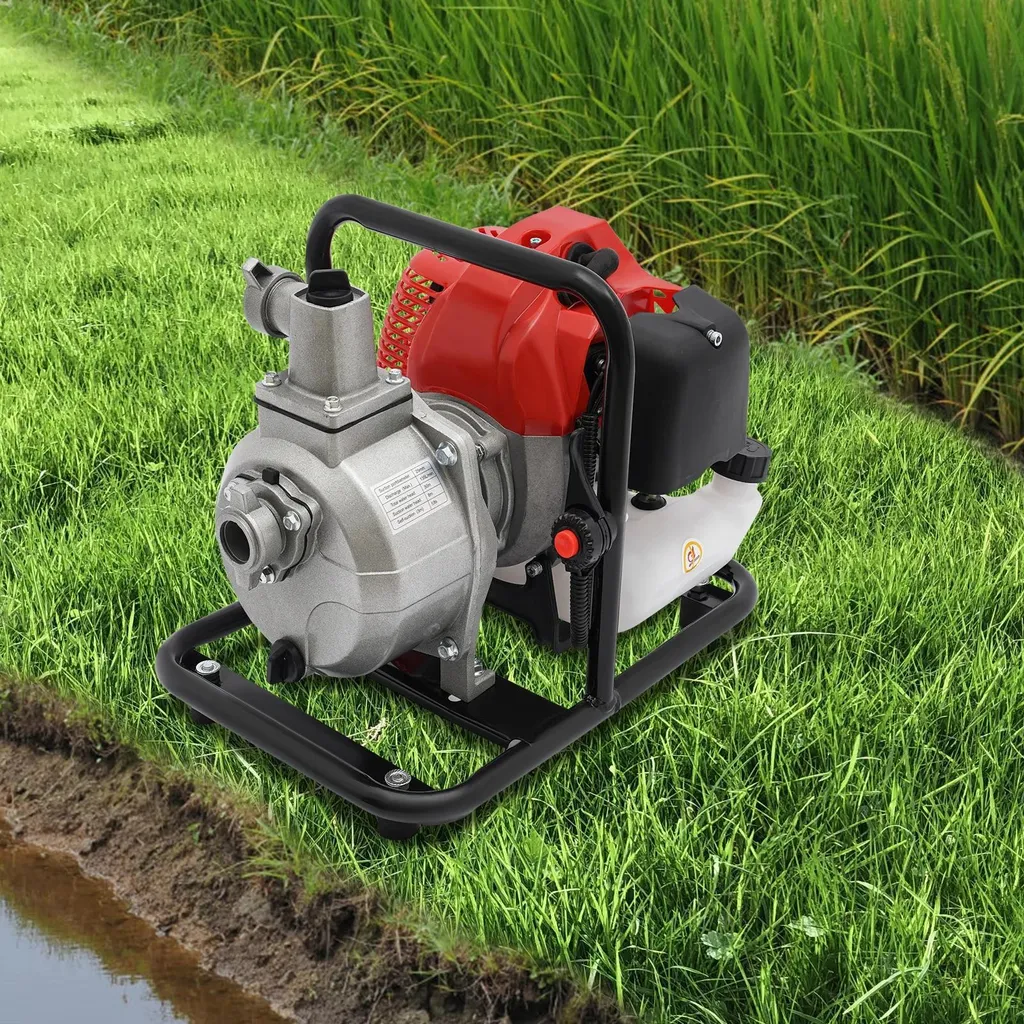 Pompe à eau haute performance rouge avec prise UE débit efficace