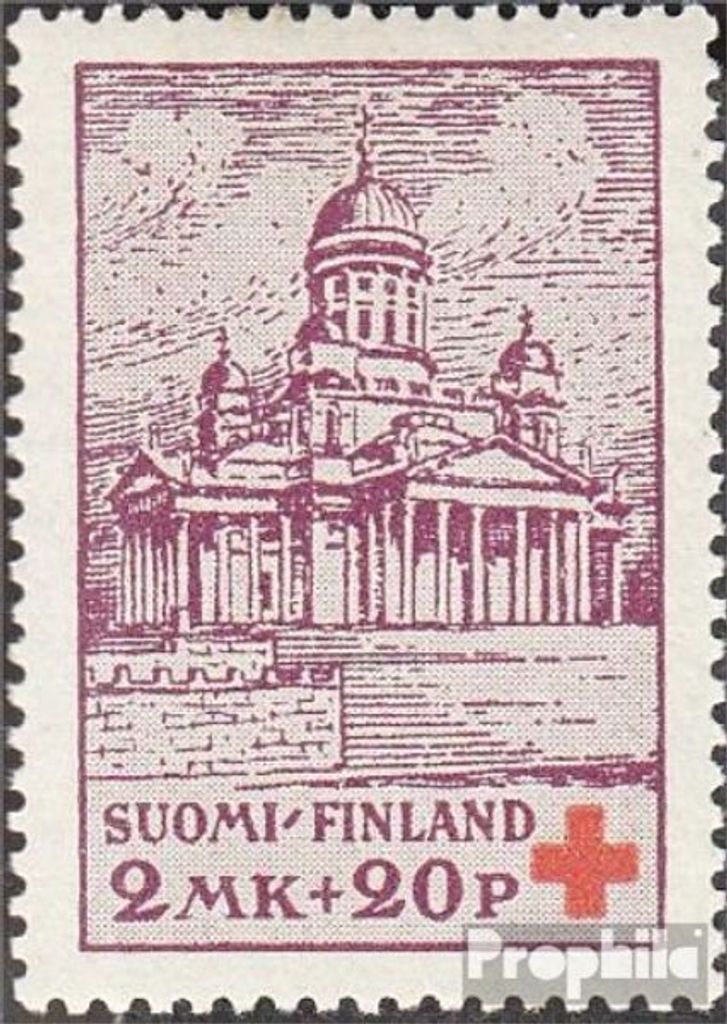 Briefmarken Finnland 1932 Mi 174 gestempelt Rotes Kreuz
