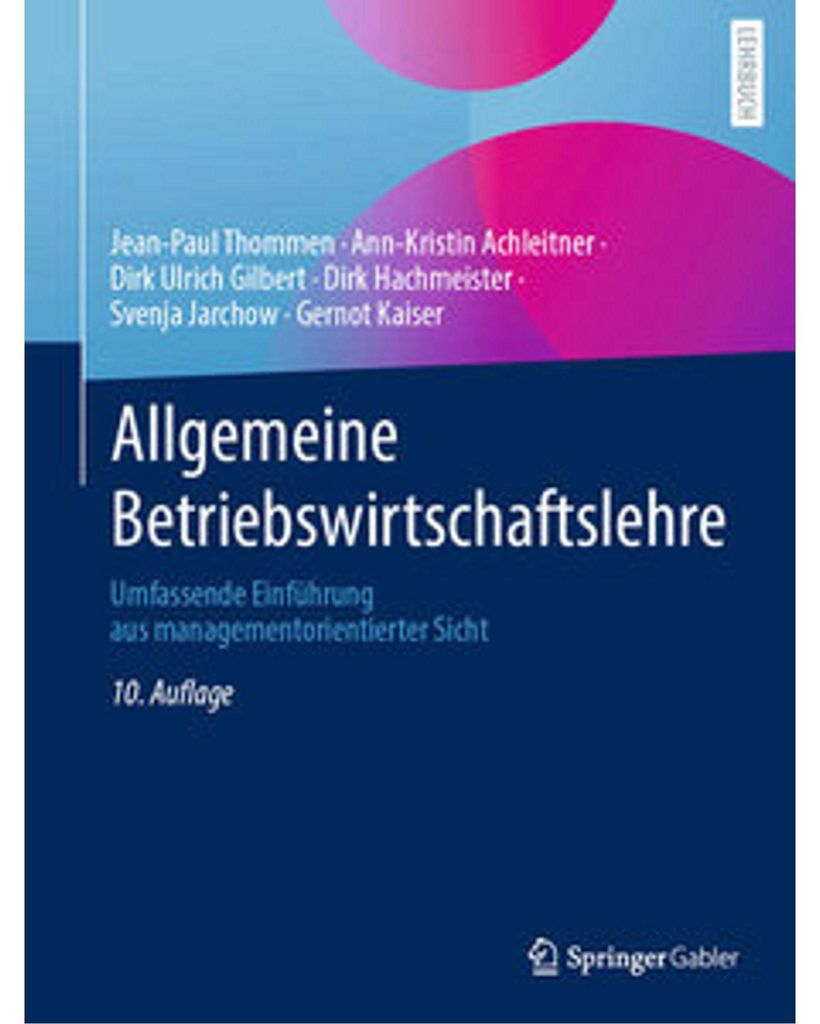 Allgemeine Betriebswirtschaftslehre