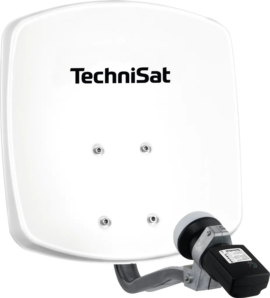 Mini Parabole TechniSat DigiDish 33 Aluminium Blanc avec LNB Performant - 3