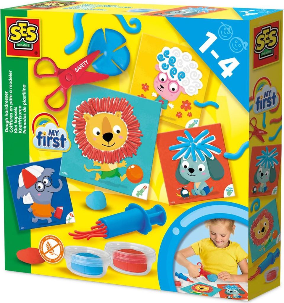SES Creative My First - Knetfrisuren, Knetmasse-Spielset, Produktbild 