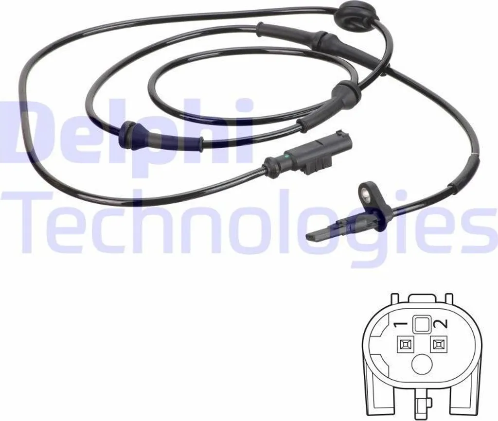 Delphi SS20711 Sensore ABS Posteriore Fiat Punto 188 OE 46837687