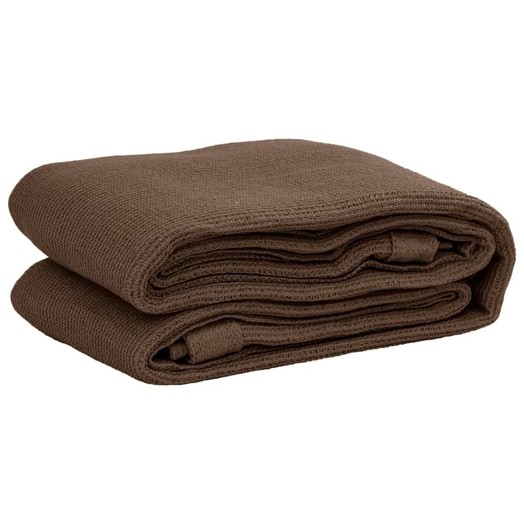 vidaXL Tapis de tente 250x450 cm Marron Image du produit 