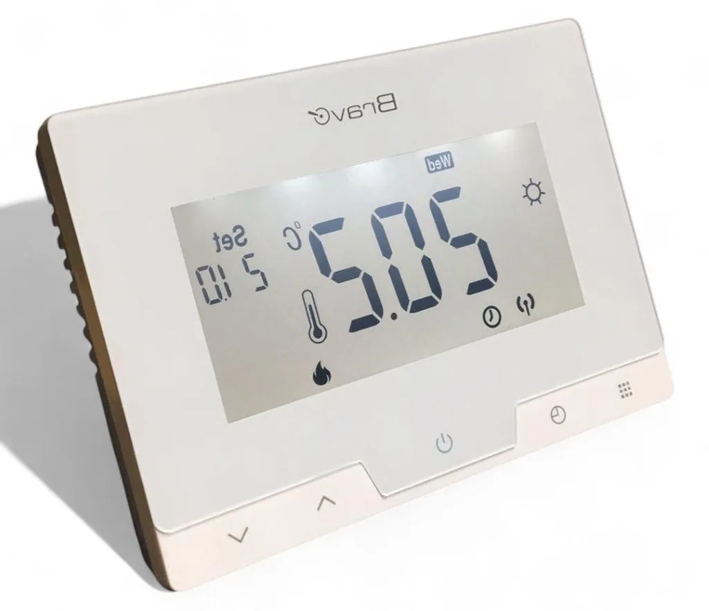 Thermostat mural numérique programmable pour chaudière gaz et fioul