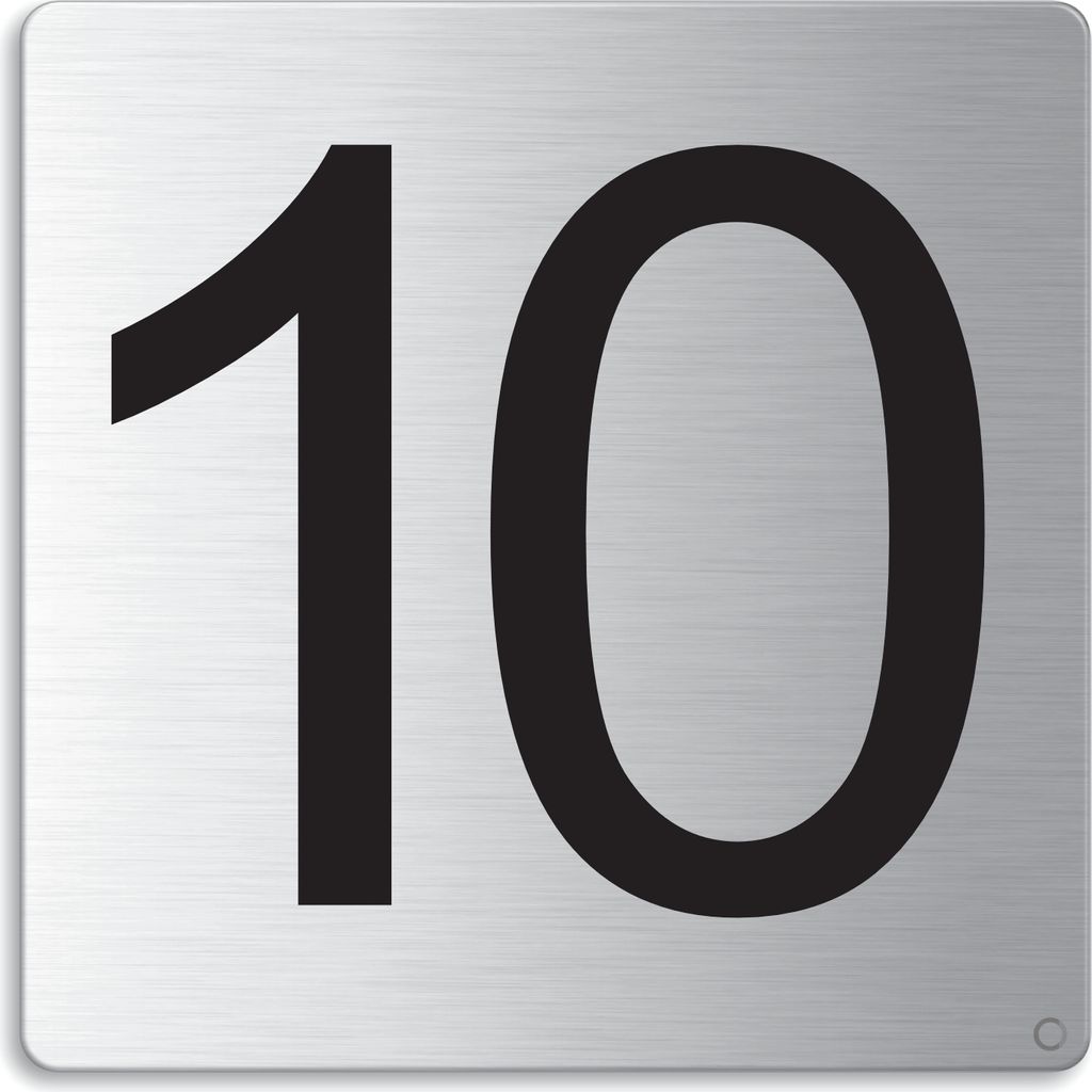 Türnummer I Zimmernummer I EdeIstahI TürschiId "10" I 85x85 mm I Nr.48310