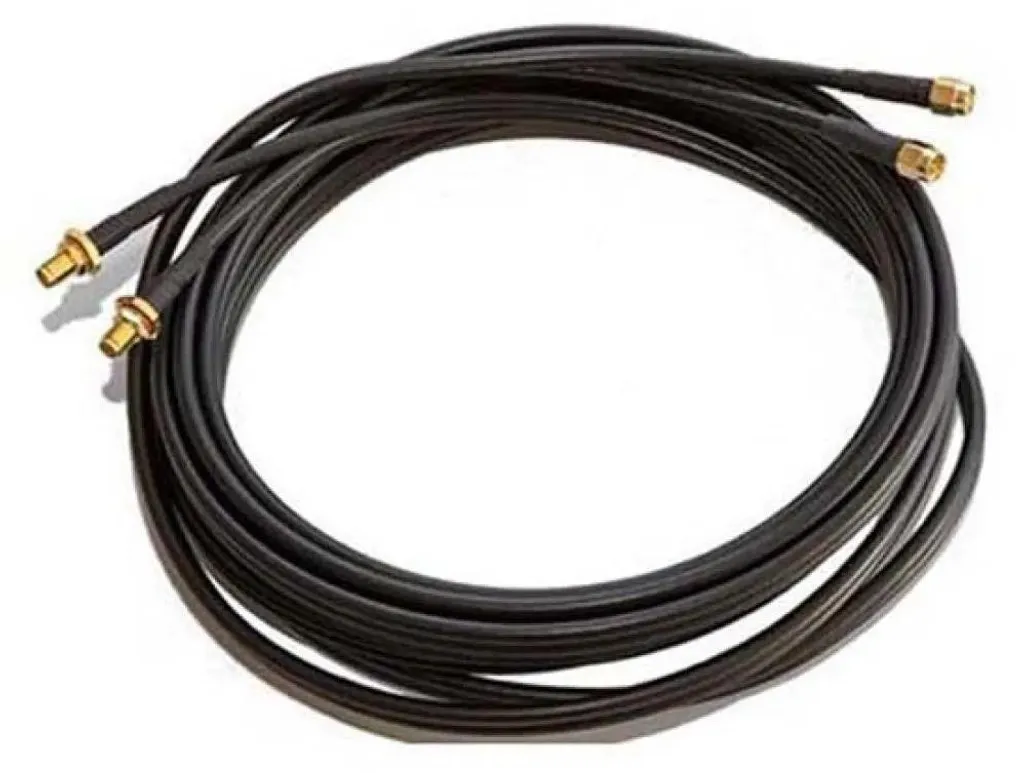 Rallonge d'antenne SMA 5m HDF195 double blindage 50 ohms extérieur
