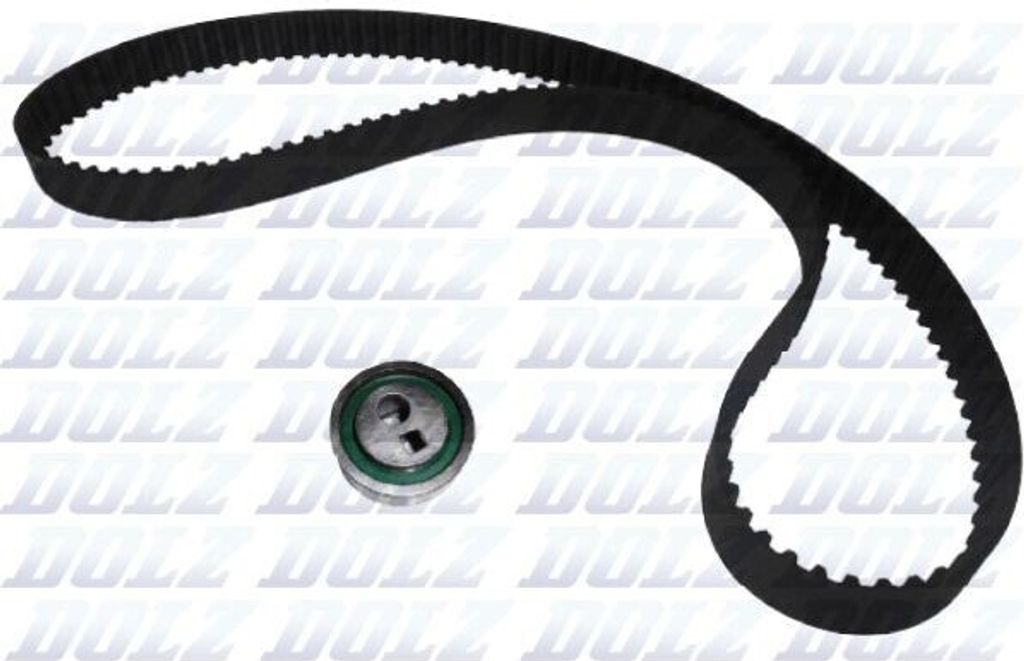 DOLZ SKD028 Zahnriemensatz passend für PEUGEOT 206 Schrägheck (2A/C) 101-Zähne