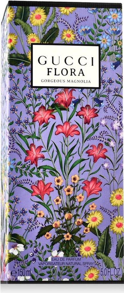 A box of Gucci Flora Gorgeous Magnolia Eau De Parfum.