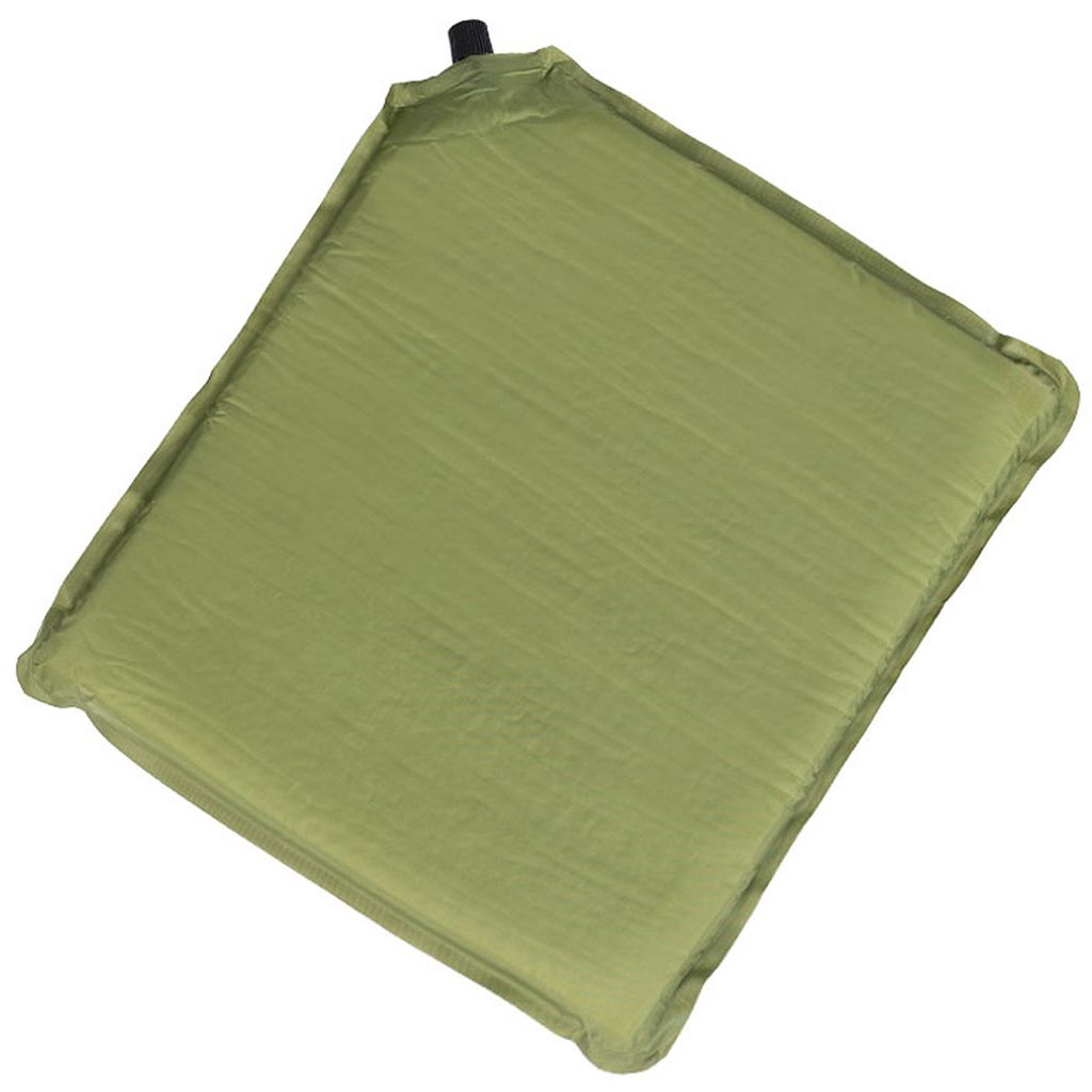 Mil-Tec selbstaufblasender Untersetzer, Olive 35 x 32 cm Produktbild 