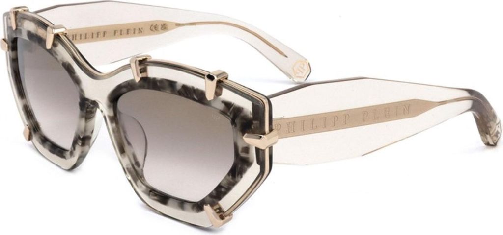 Philipp Plein SPP099V 7T1G BEIGE TRASPARENTE LUCIDO 55/18/140 Damen Sonnenbrillen