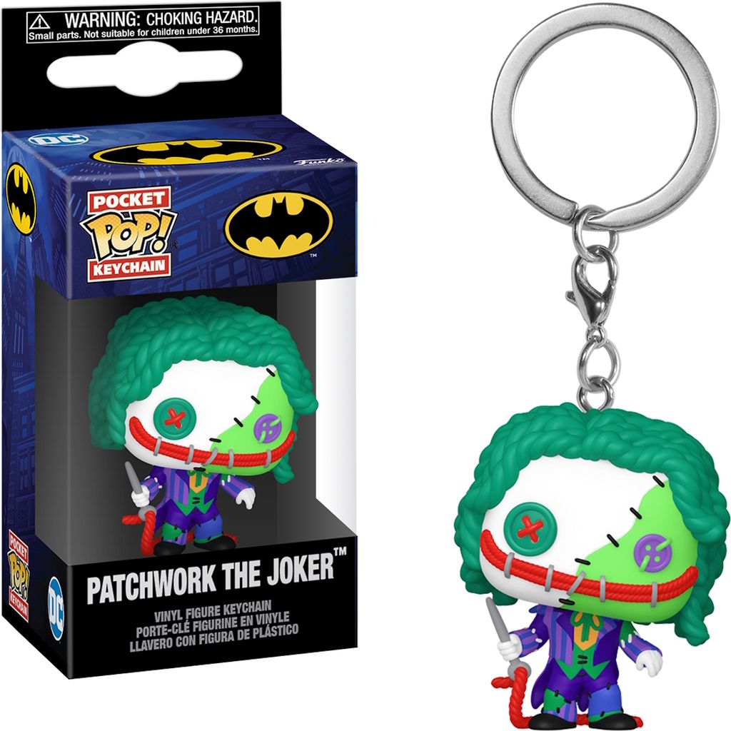 Patchwork The Joker Schlüsselanhänger Funko Pocket POP! Produktbild 