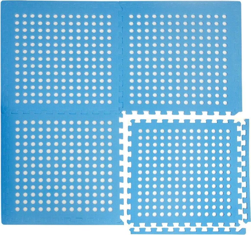 Poolmatte Bodenmatte 1,59qm Bodenfolie Bodenfliese 4er Set Unterlage für Pool