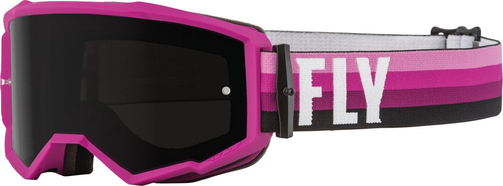 Fly Racing Zone Motocross Brille, schwarz/pink