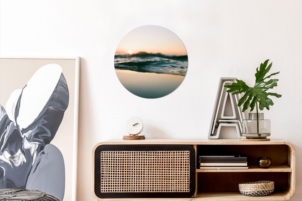 MuchoWow - Schlafzimmer - Bilder - Der Kreis - Kunst für die Wohnung - Plastik - Kunstdruck - Wandbild