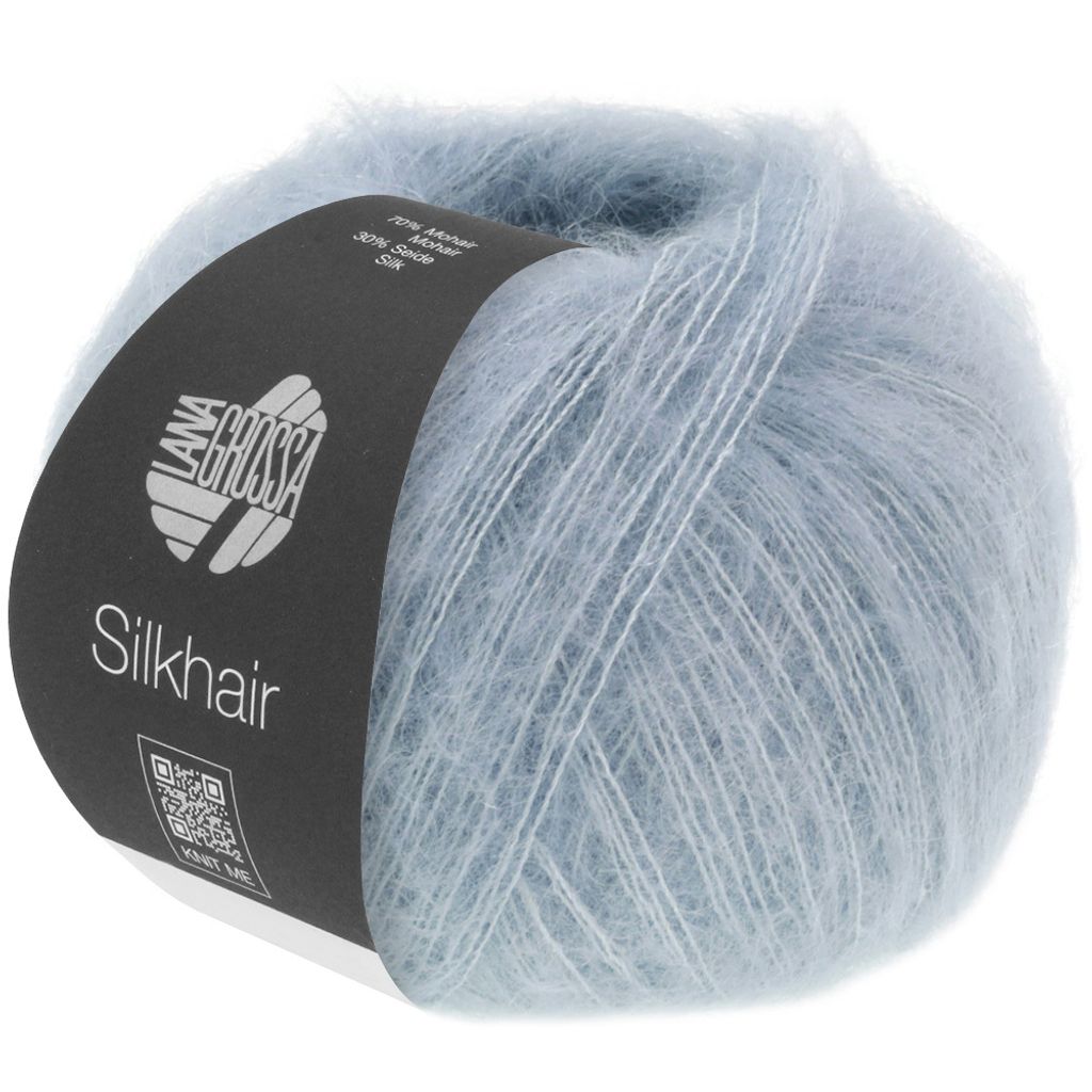 Lana Grossa - Silkhair 0196 graublau