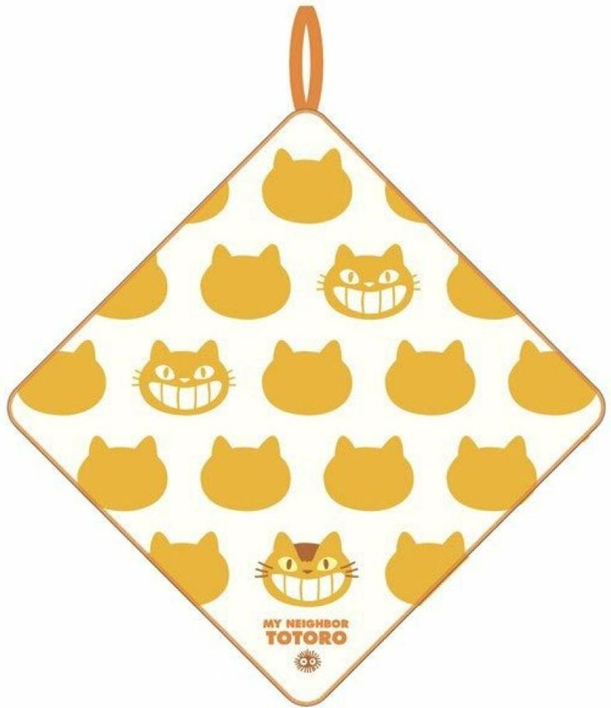 Mein Nachbar Totoro Mini-Handtuch Catbus Silhouette 33 x 33 cm
