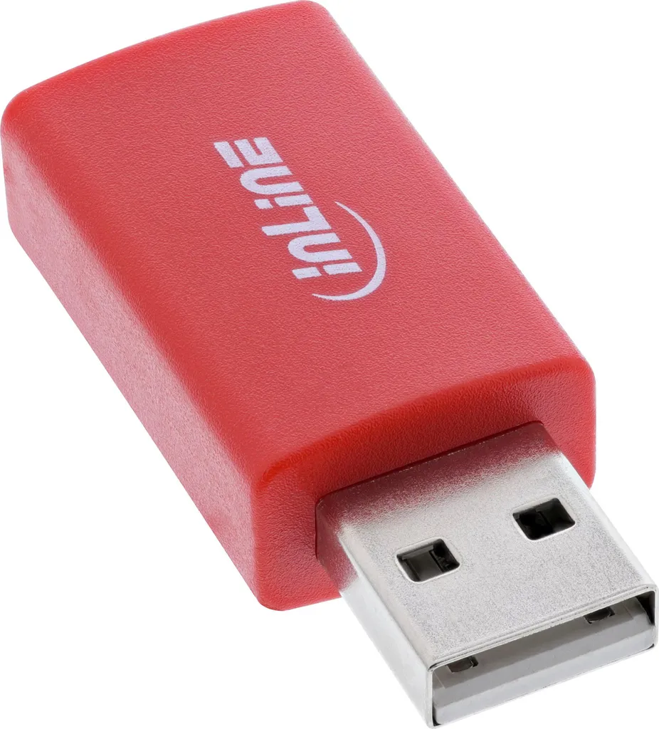 Protection USB Anti-Juice Jacking InLine USB-A 5V 1,5A Charge Seulement