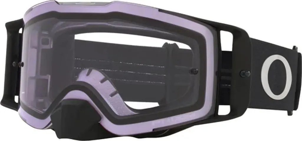 Masque VTT Oakley Front Line MX Prizm Low Light pour Forêt et Gris