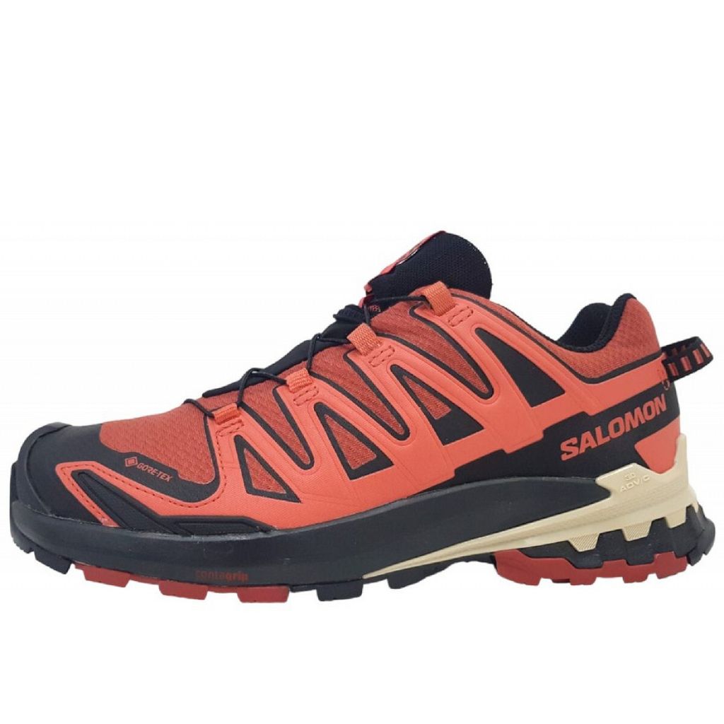 Salomon XA Pro 3D V9 GTX W Sportschuhe Damen Wanderschuhe Rot Freizeit, Schuhgröße:EUR 41.5 | UK 7.5