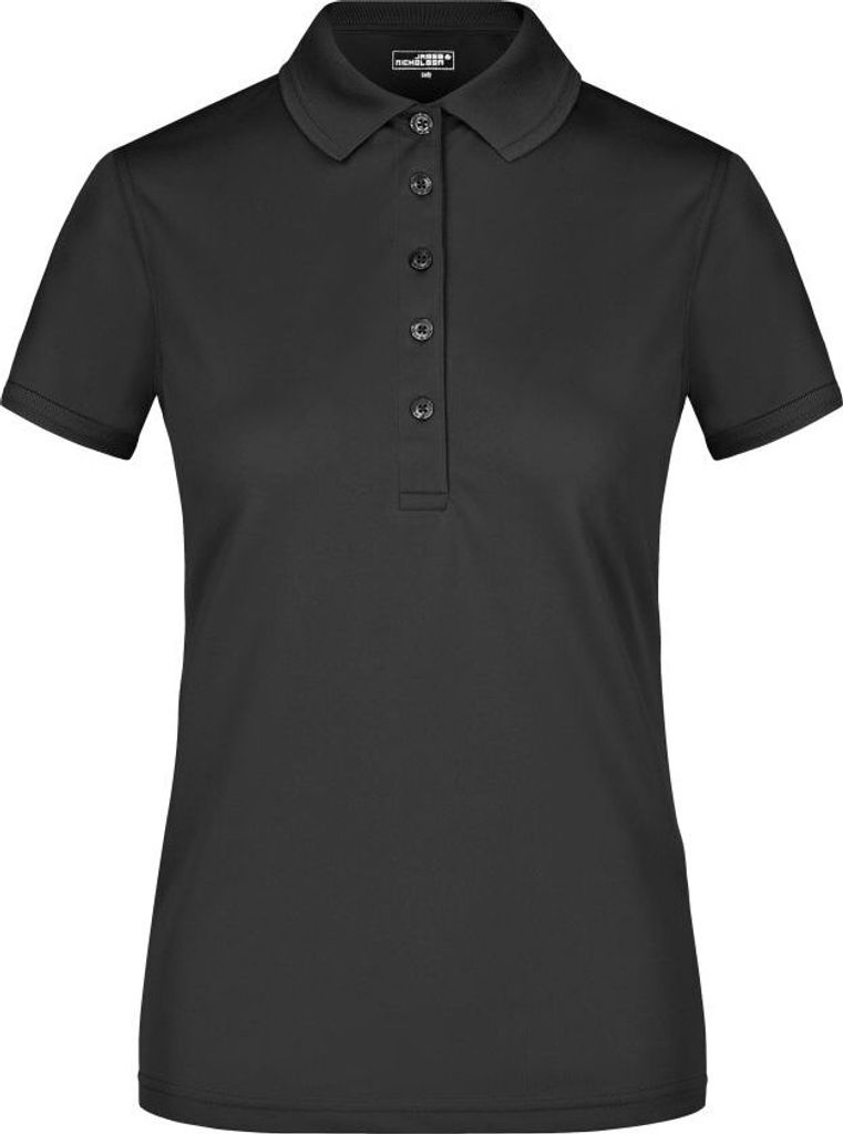 Funktionelles Polo für Freizeit und Sport black, Gr. S