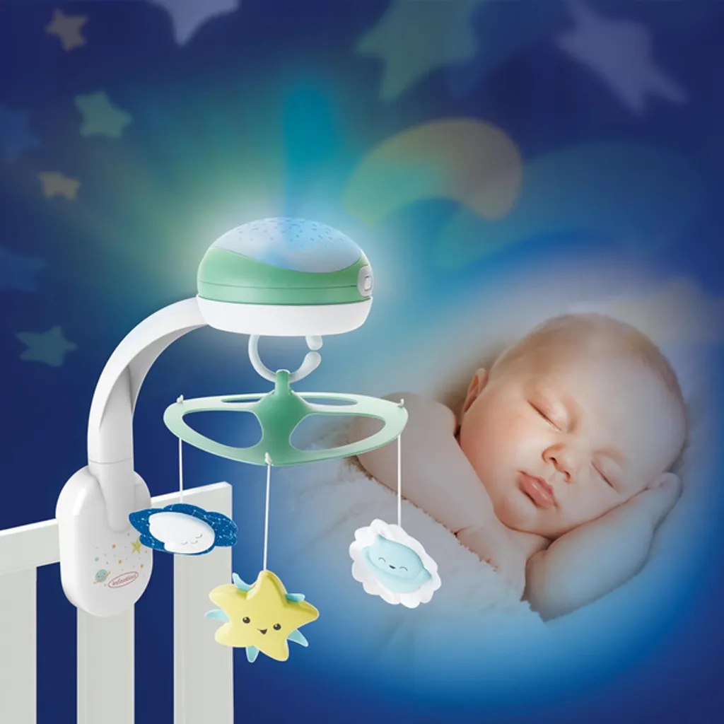 Veilleuse Projecteur 3-en-1 Infantino Vert pour Sommeil de Bébé - 10