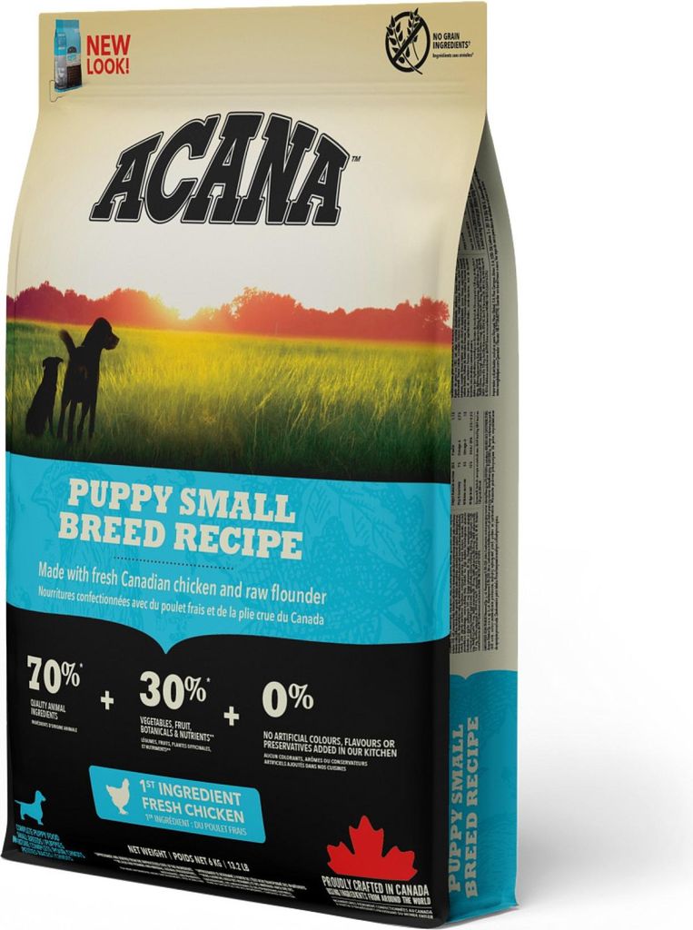 ACANA Puppy, droogvoer voor kleine hondenrassen - 6 kg Productafbeelding 