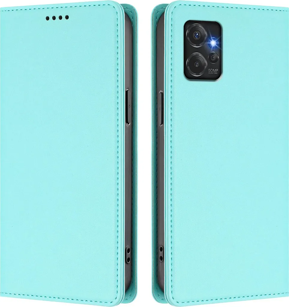 Cover Moto G Power 5G 2023 Portafoglio Verde Menta Magnetica Stand