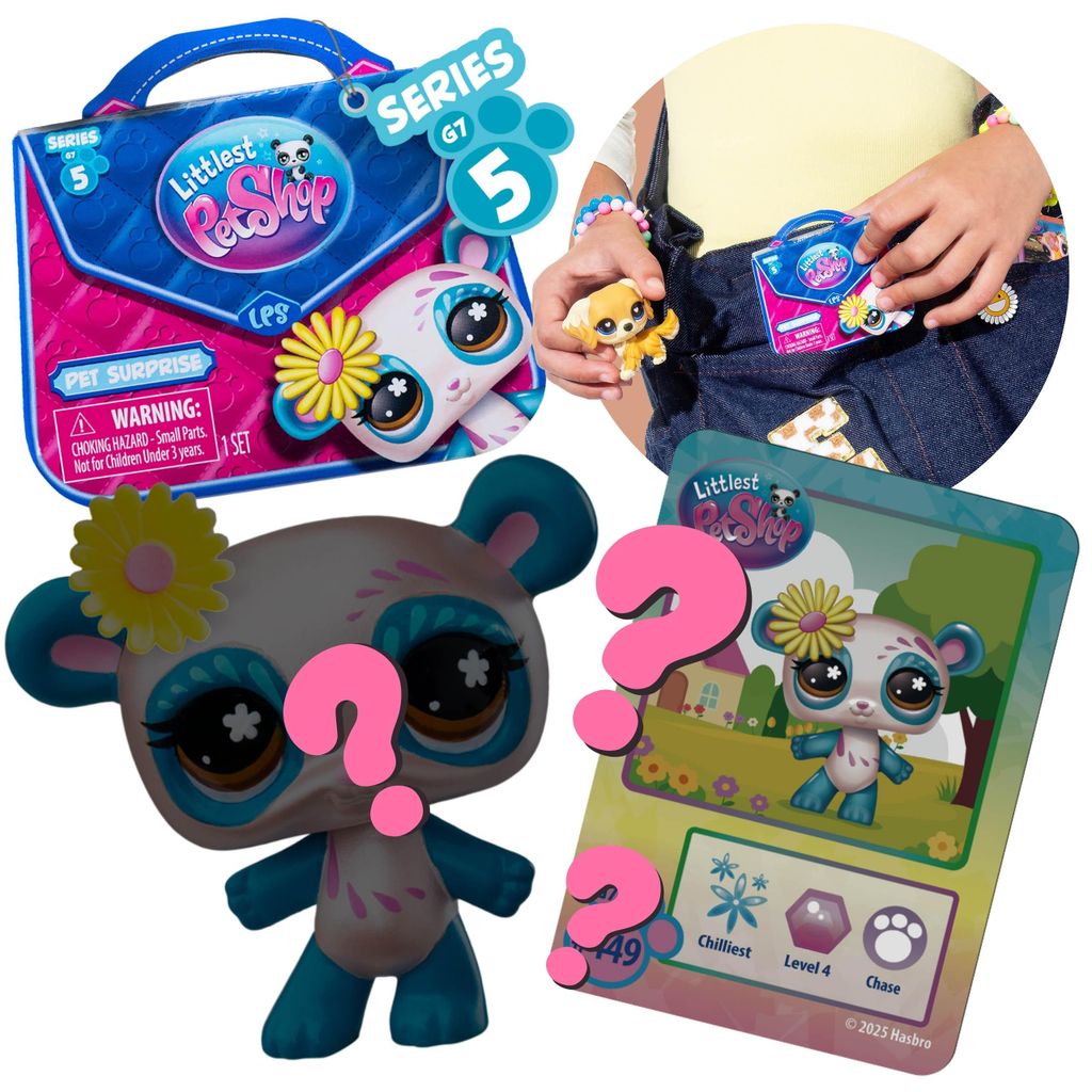 Littlest Pet Shop – Tierfigur Überraschung, Serie 5, bewegliche Sammlerfigur, ab 4 Jahren