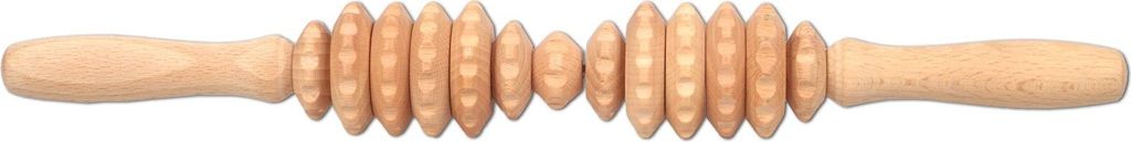 Massageroller Rückenmassage Holz 40x5cm