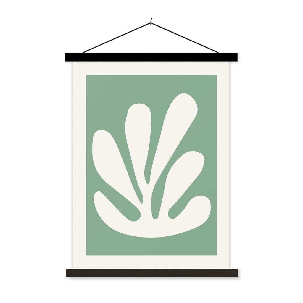 MuchoWow Textilposter Matisse - Grün - Alte Meister 60x80 cm mit schwarzem Rahmen - Plakathalter