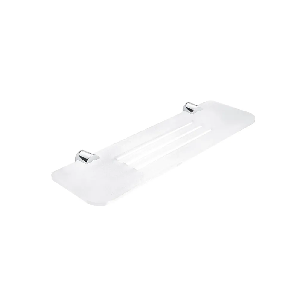 Tablette BR X340-26 Plexiglas Mat & Chrome 400 mm - Design Nimco Bormo