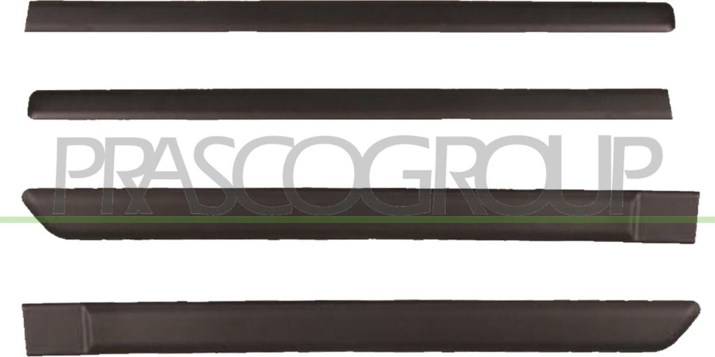 PRASCO Zierleiste für die Tür Hinten Links Vorne Links Hinten Rechts Vorne Rechts Leiste für FIAT PANDA (169) FT1221400