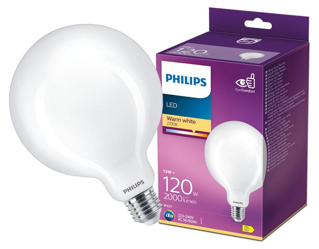 Glühbirne Philips LED E27 13W 2000Im Glühlampe Licht Produktbild 