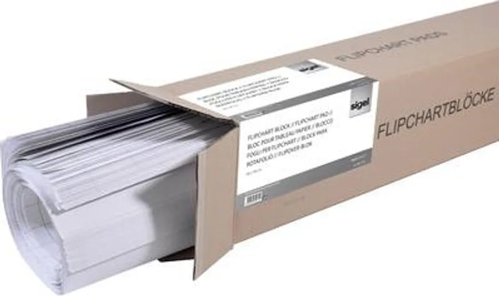 Bloc papier conférence 68x98 cm quadrillé Sigel MU165 de 100 pages