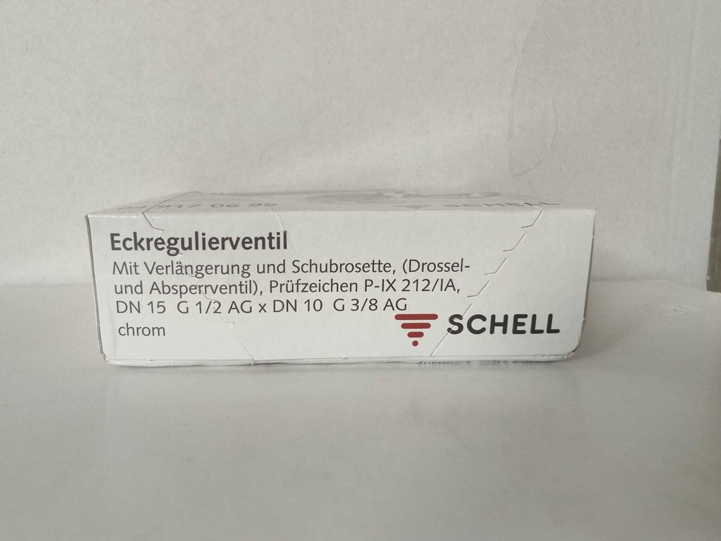 Schell Eckregulierventil COMFORT chrom, mit ASAG 1/2" x Produktbild 12