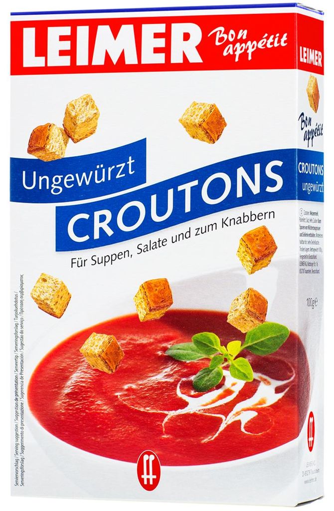 Leimer krutony neochucené do polévek salátů a na mlsání Obrázek produktu 
