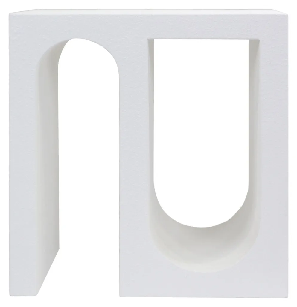 Meuble de chevet compact pour petits espaces chambre blanc 55 cm