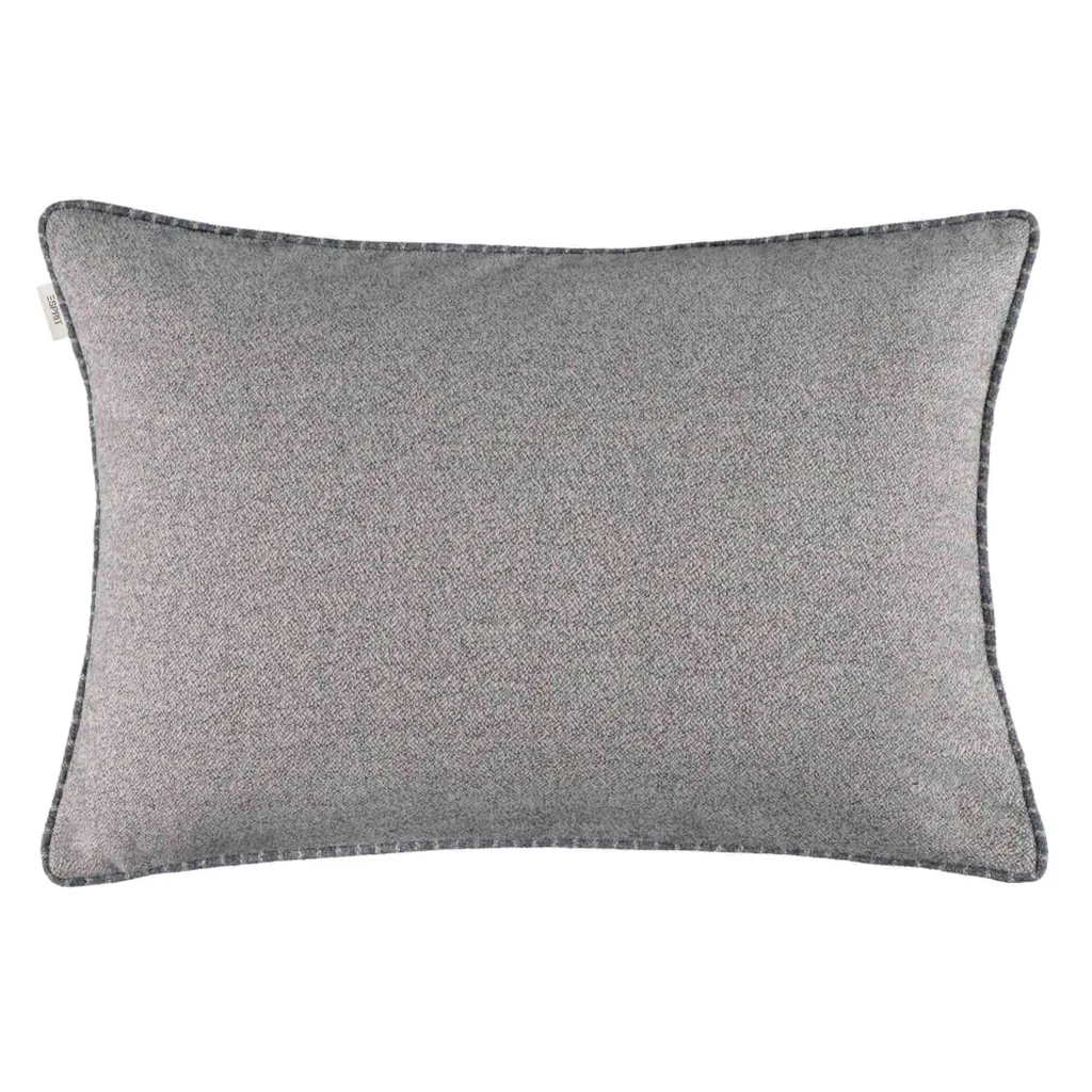 Housse de coussin rectangulaire grise 38x58 cm Esprit FUN-2 lot de 2 - 2