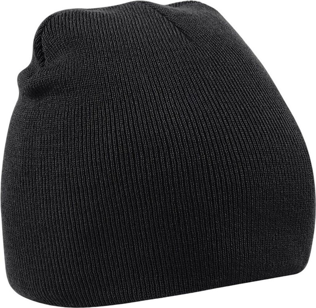 Beechfield Basic Strick Wintermütze PC2095 (Einheitsgröße) (Schwarz)