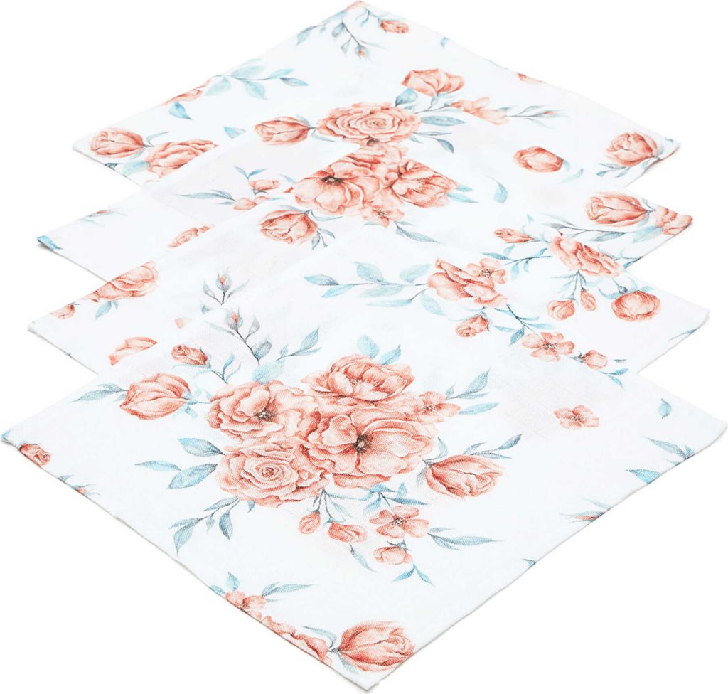 Babyfeuchttücher Musselin und Bambus 4 Stk. Bloom Revival / Qbana Mama
