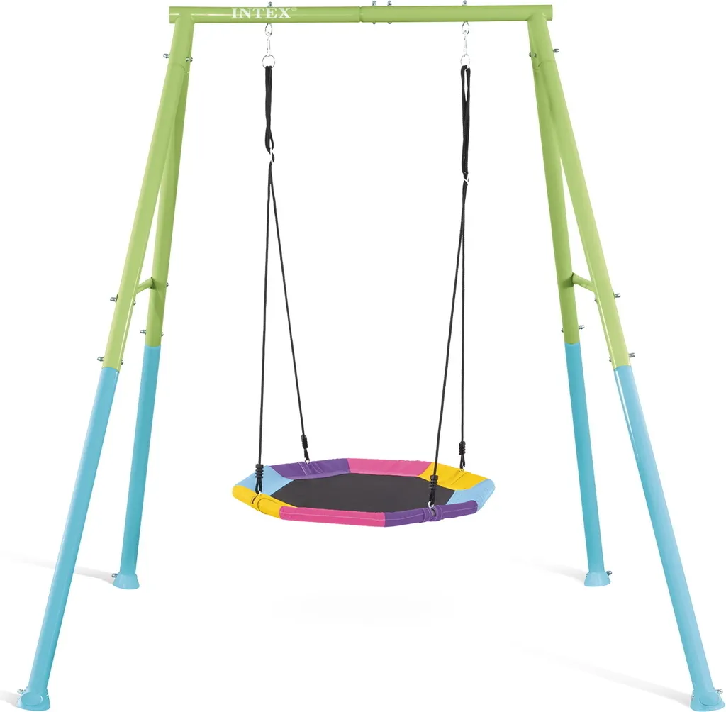 Portique de Jardin Robuste Intex 44111 : Sécurité et Loisirs Enfant